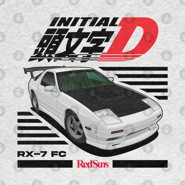 RX7 FC3S Initial D by squealtires